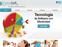 Tablet Screenshot of newsoftevolution.com